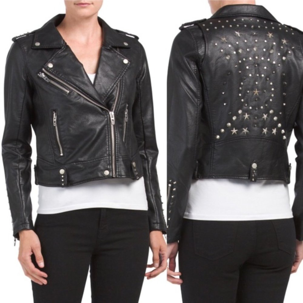 Blank NYC All Saints like Faux Leather Moto Jacket